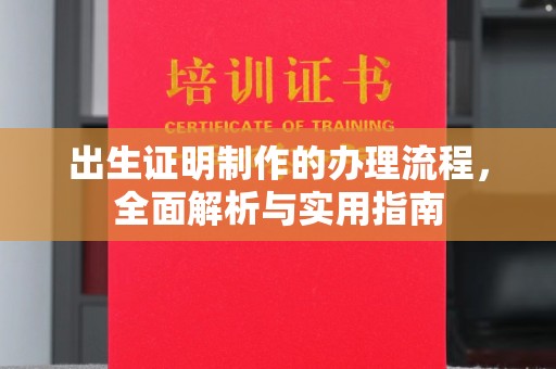 高港出生证明制作的办理流程，全面解析与实用指南