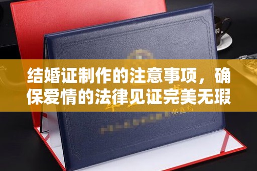 高港结婚证制作的注意事项，确保爱情的法律见证完美无瑕